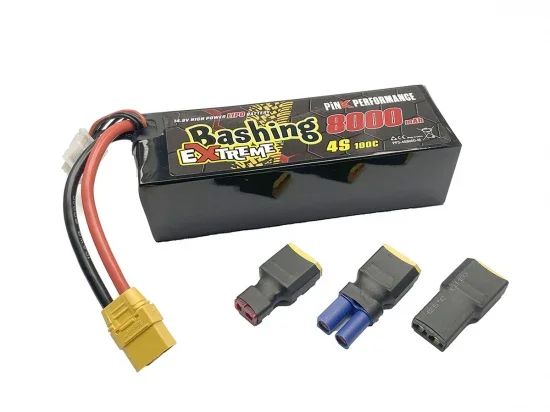 Pink Extreme Bashing LiPo 4S 14.8V-8000-100C Multi 157x53x42mm 760g — image 1 of 3