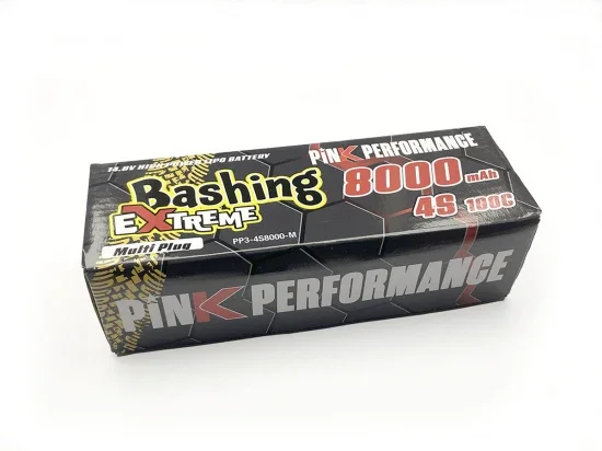 Pink Extreme Bashing LiPo 4S 14.8V-8000-100C Multi 157x53x42mm 760g — image 3 of 3