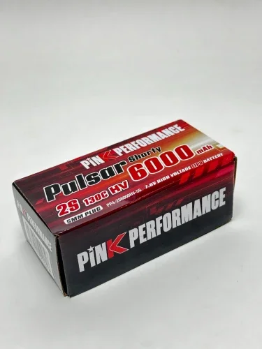 Pink Pulsar Shorty LiPo 2S 7.6V-6000-130C (5mm) 96.5x47.7x26mm 225g — image 3 of 4