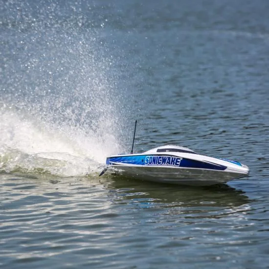 Pro Boat Sonicwake 36 - White/Blue — image 3 of 16
