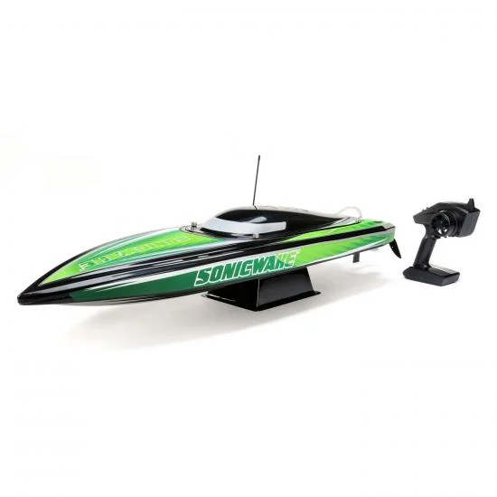 Pro Boat Sonicwake 36 - Black/Green — image 15 of 16