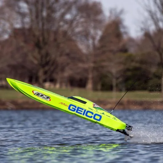 ProBoat Miss Geico Zelos 36 Twin Brushless Catamaran - RTR &mdash; image 3 of 16