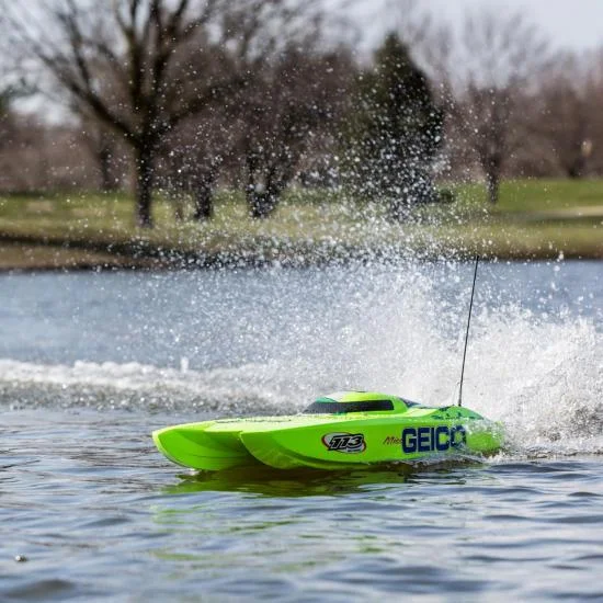 ProBoat Miss Geico Zelos 36 Twin Brushless Catamaran - RTR &mdash; image 2 of 16