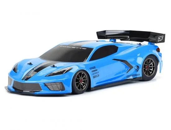 Protoform Chevy Corvette C8 Arrma Felony Bodyshell - Pre Painted Blue — image 2 of 8