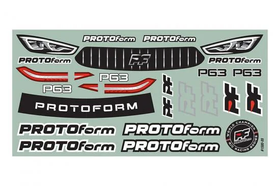 ProLine Protoform P63 Pro-Lite (0.5mm) Clear Bodyshell - 190mm — image 6 of 14