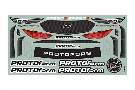 Protoform Speed3 Clear FWD (Frontie) Bodyshell - 190mm — image 7 of 14
