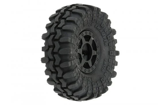 ProLine Interco Super Swamper TSL SX 1.0 on Black Holcomb Wheels - Fits Axial SCX24 (4) — image 2 of 9