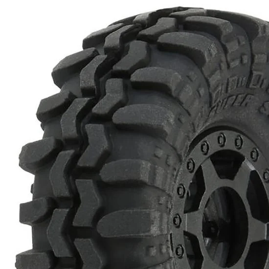 ProLine Interco Super Swamper TSL SX 1.0 on Black Holcomb Wheels - Fits Axial SCX24 (4) — image 1 of 9