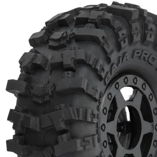 ProLine 1:24 Mickey Thompson Baja Pro X 1.0 MT Crawler Tyres on Mini Holcomb Black Wheels (4) — image 11 of 11