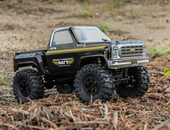 ProLine 1:24 Mickey Thompson Baja Pro X 1.0 MT Crawler Tyres on Mini Holcomb Black Wheels (4) — image 6 of 9