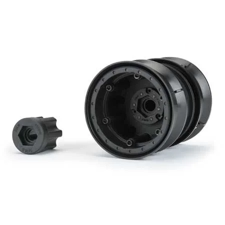 ProLine Carbine 1.9 Black Internal Beadloc Dually Wheels (2)