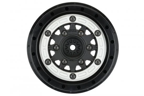 ProLine Raid 2.2/3.0 Silver/Black Beadloc 6X30 SC Wheels (2) — image 2 of 8