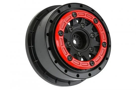 ProLine Raid 2.2/3.0 Red/Black Beadloc 6X30 SC Wheels (2) — image 3 of 9