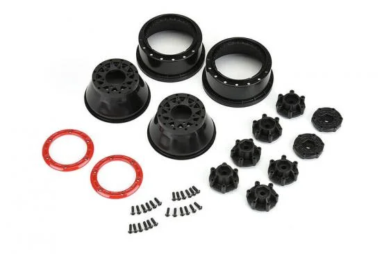 ProLine Raid 2.2/3.0 Red/Black Beadloc 6X30 SC Wheels (2) — image 5 of 9