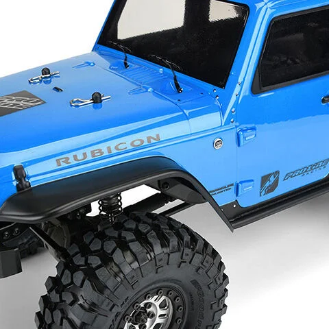 ProLine Jeep Wrangler Rubicon Unlimited Clear Body - Fits Traxxas TRX-4 (12.8 Inch Long Wheelbase)