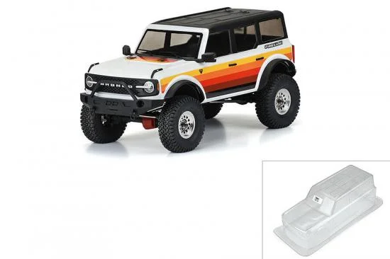 ProLine 2021 Ford Bronco Clear Body Set + Accessories (313mm WB) &mdash; image 13 of 21