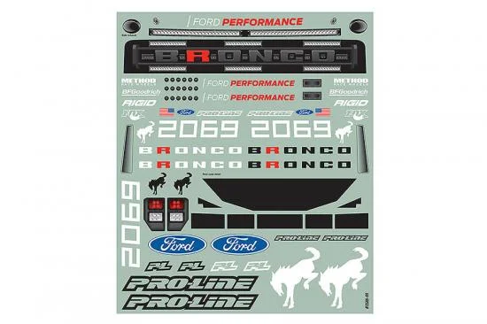 ProLine Ford Bronco R Clear SC Bodyshell - Fits Tenacity/Senton/Slash — image 9 of 16