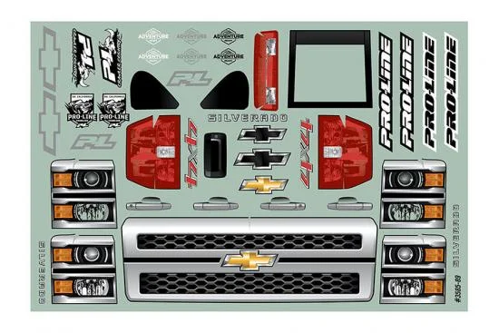 ProLine 2015 Chevy Silverado Clear Crawler Bodyshell (313mm WB) &mdash; image 7 of 16