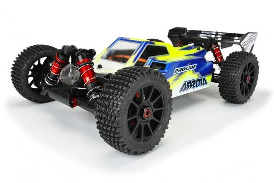 ProLine Gladiator M2 Tyres Pre Mounted on Black Mach 10 1:8 Buggy Wheels (2) — image 6 of 9