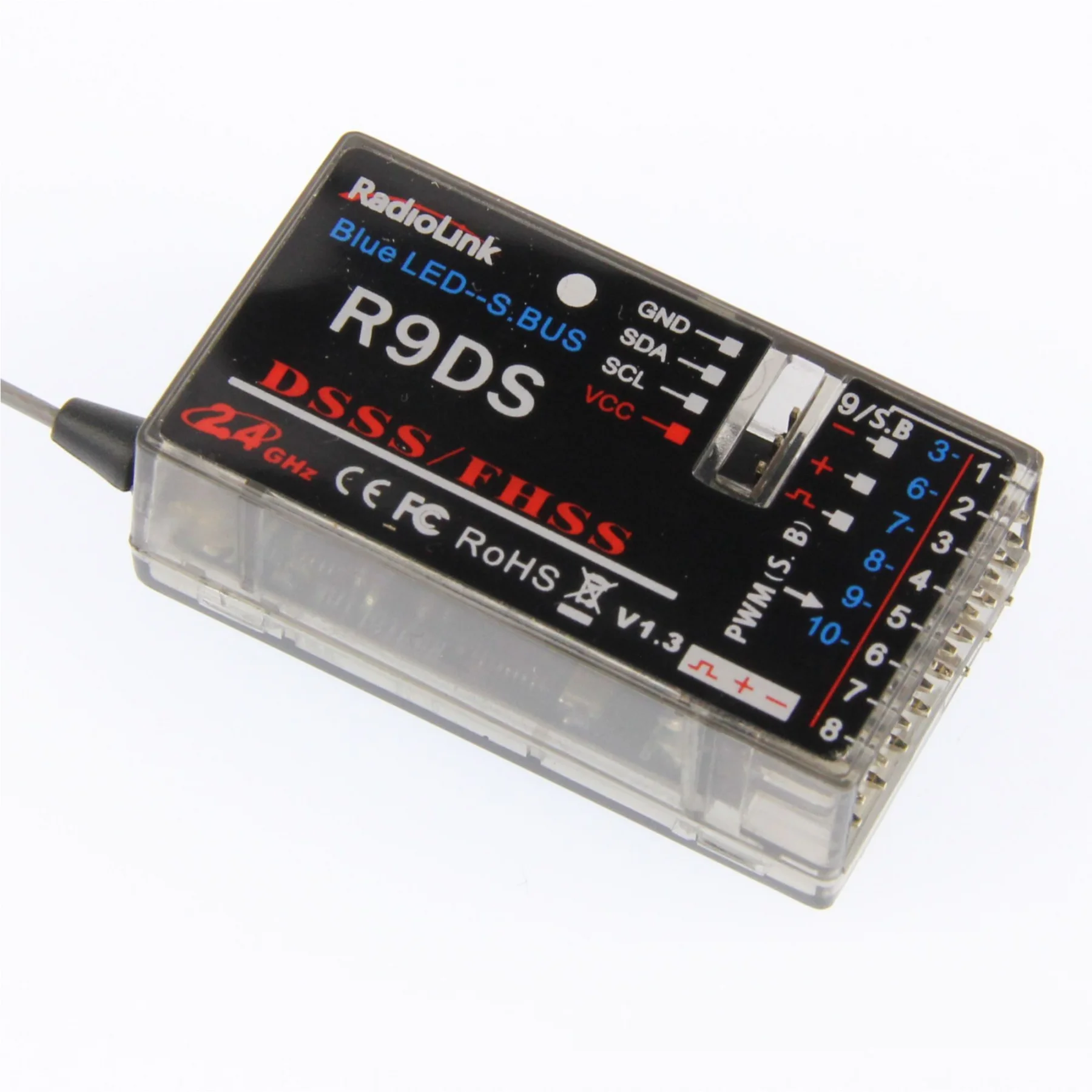 Receiver R9d RadioLink R9DS 2.4GHz 9ch Receiver | RLKR091000
