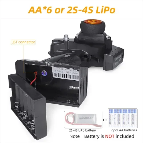 RadioLink RC4GS V3 5 Channel Steerwheel Transmitter With 1 x R6FG-V3 Gyro Receiver and 1 x R6F-V2 Standard Receiver &mdash; image 11 of 23