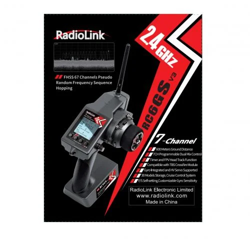 Radiolink RC6GS v3 7-channel surface transmitter with receiver (with Gyro and Telemetry) — image 15 of 16
