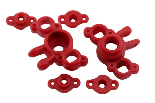RPM Axle Carriers For Traxxas 1:16 Slash/E-REVO (Replaces TRX7034) - 1 Pair - Red — image 5 of 5