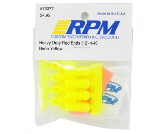 RPM 4-40 Rod Ends for Associated/Losi - Yellow — image 2 of 3