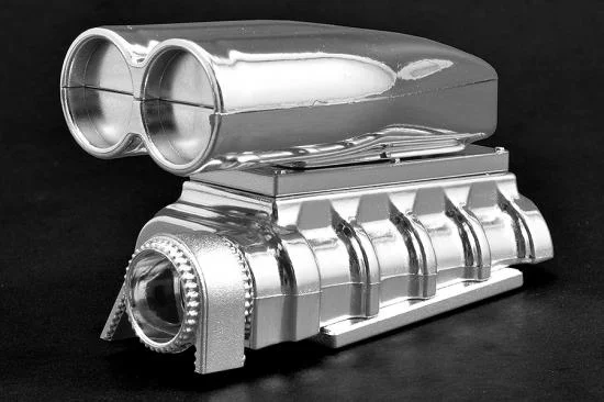 RPM Chrome Shotgun Style Mock Intake + Blower &mdash; image 10 of 11