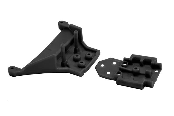 RPM Front Bulkhead for Slash 4x4 LCG Chassis (TRX-7430) - Black — image 5 of 5