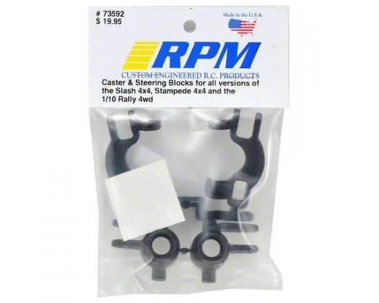 RPM Caster and Steering Blocks - Traxxas 4x4 Slash/Rustler/Stampede/Hoss — image 2 of 2