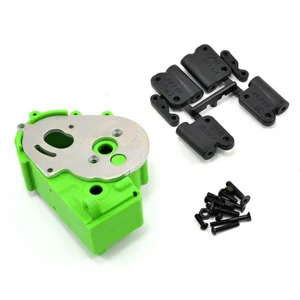 RPM Hybrid Gearbox Housing and Rear Mounts - Fits Traxxas 2WD Slash/Stampede/Rustler/Bandit - Green
