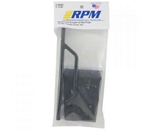 RPM Front Bumper & Skid Plate For Traxxas Slash 4X4 - Black — image 2 of 3