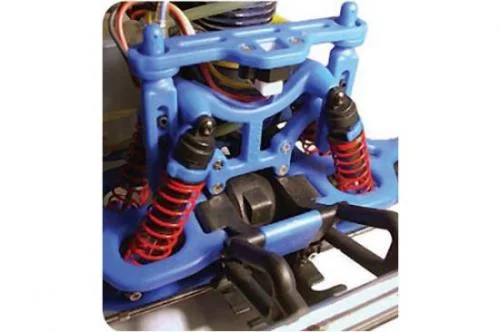 RPM Heavy Duty Shock Towers / Body Posts For T/E-MAXX - Blue (1) — image 1 of 3