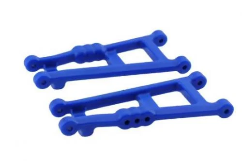 RPM Rear Wishbone Arms - Fit Traxxas 2WD Rustler and Stampede (Upgrades - TRX3655) - Blue — image 1 of 3