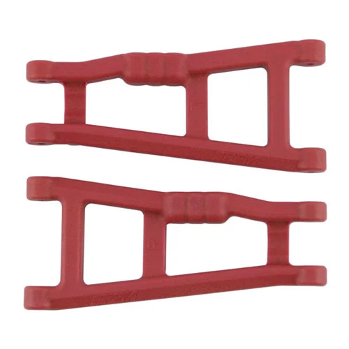 RPM Rear Wishbone Arms - Fit Traxxas 2WD Rustler and Stampede (Upgrades - TRX3655) - Red