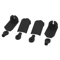RPM Shock Shaft Guards for Traxxas 1:10 Off Road Shocks - Black