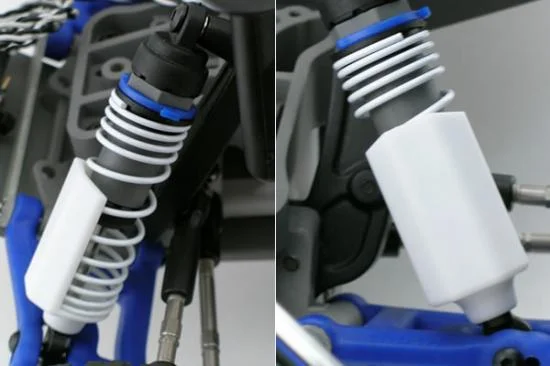 RPM Shock Shaft Guards for Traxxas 1:10 Off Road Shocks - Black — image 2 of 2