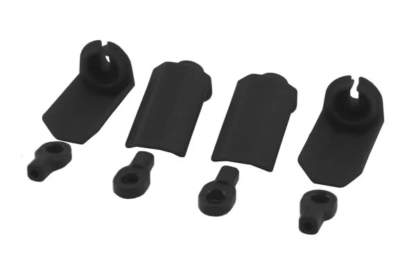 RPM Shock Shaft Guards for Traxxas 1:10 Off Road Shocks - Black — image 3 of 3