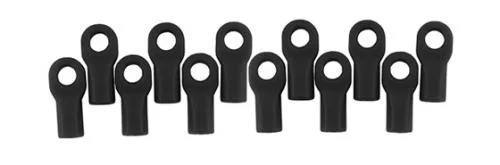 RPM Short Traxxas Rod Ends - Black (12) (Upgrade for TRX5347) — image 1 of 3