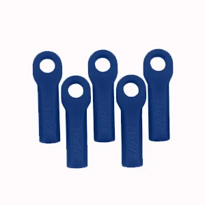 RPM Long Traxxas Rod Ends - Blue (12) (Upgrade for TRX5525)
