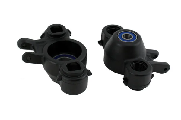RPM Upgrade Hubs (Black) For Traxxas Revo Or E/T-MAXX 2.5R / 3.3 - With Oversized Bearings &mdash; image 4 of 4