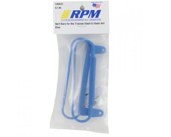 RPM Nerf Bars For Traxxas Slash 2WD & 4WD - Blue — image 2 of 3