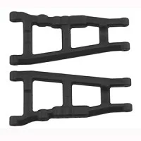 RPM Front / Rear Arms For Traxxas Slash/Stampede/Rustler/Hoss 4x4 - 1 Pair - Black (Replace TRX3655)