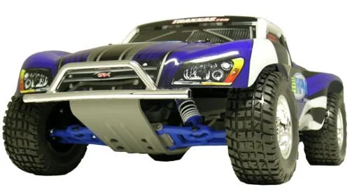 RPM Front Skid Plate And Bumper For Traxxas Slash - Blue — image 2 of 3