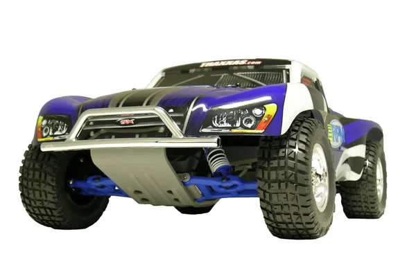 RPM Front Skid Plate And Bumper For Traxxas Slash - Blue &mdash; image 5 of 5