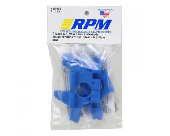 RPM T/E-MAXX Front Bulkheads - Blue — image 2 of 3