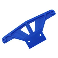 RPM Wide Front Bumper - Traxxas Rustler, Stampede, Sport And Bandit - Blue