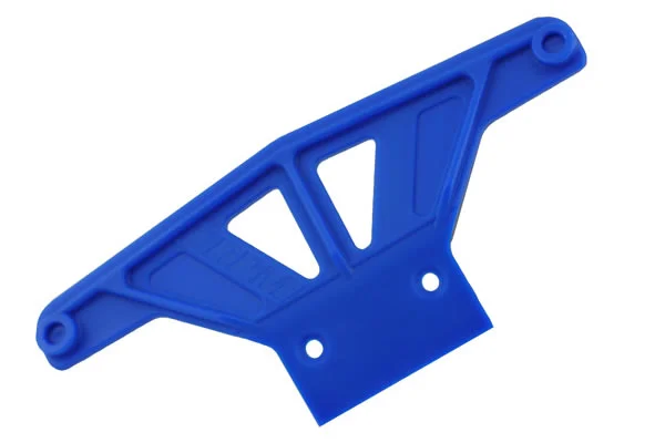 RPM Wide Front Bumper - Traxxas Rustler, Stampede, Sport And Bandit - Blue — image 3 of 3