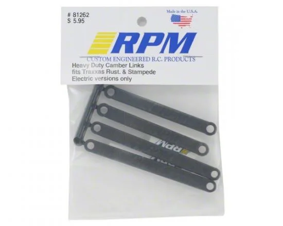RPM Heavy Duty Camber Links - Rustler/Stampede 2WD - Black &mdash; image 2 of 2